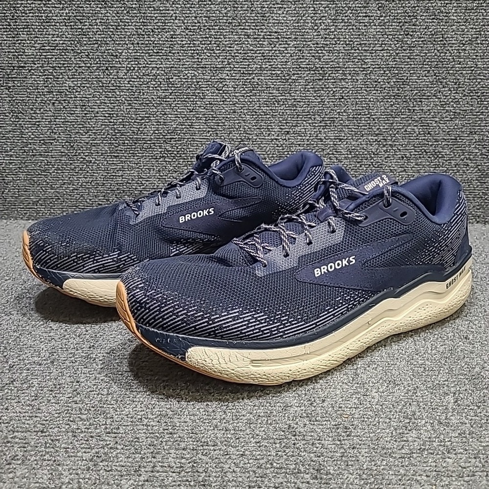 Brooks Ghost Max 2 Peacoat Stone Mens Sz 15 Road Running Shoes 1104311D-453